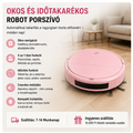 3 az 1-ben Robot Porszívó – USB Töltés, Seprés, Feltörlés, Otthonra és Irodába
