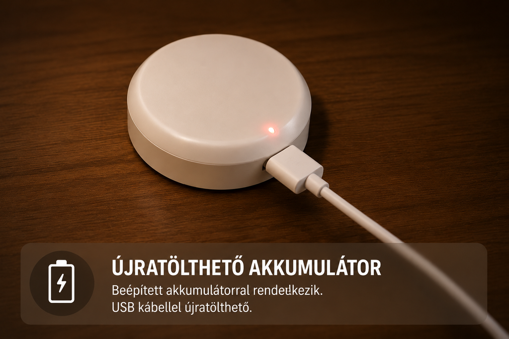 Mozgásérzékelős éjszakai LED lámpa – vezeték nélküli, hálószobába, lépcsőre
