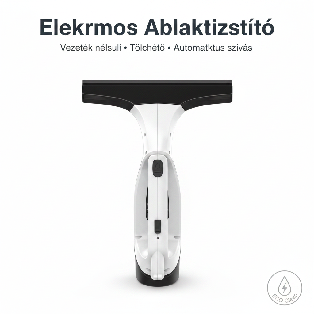 Elektromos Vezeték Nélküli Ablaktisztító Gép – Hordozható, Tölthető, Automatikus
