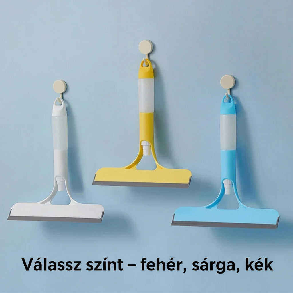 3 az 1-ben Ablaktisztító Lemósó – Permétezővel, Mikroszalas Kendővel, Autóhoz is